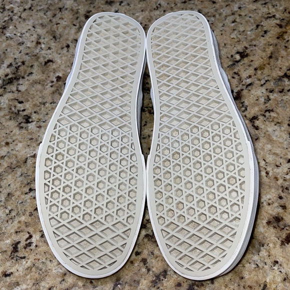 Triple White Slip On Vans - Picture 5 of 9